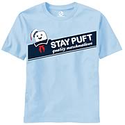 Ghostbusters Box of Puft Light Blue T-Shirt
